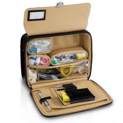 Doctors Black  Medical Bag - Physicians Case